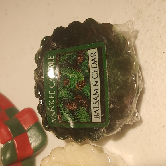 Yankee Candle Snowman Wax Melter & 3 Christmas Fragrance Wax Melts Jack Frost - Picture 5 of 6